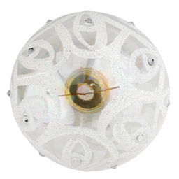 Елочная игрушка шар стеклянная д8см, люстр, ручная художественная роспись, подарочная упаковка (Россия) - Домашняя мода фото 3