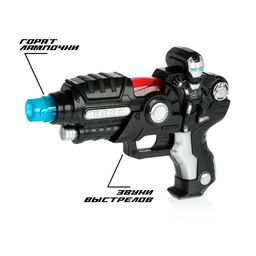 Пистолет Космический, свет и звук, цвета МИКС - Simaland фото 3