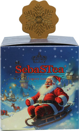 SebaSTea. Новый год. Ассорти-мини. Санта на санях карт.упаковка, 15 пак.