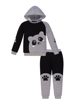 Костюм детский черныймеланж панда