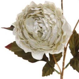 Искусственные цветы "FLOWERS GLAMOUR" 63см Пионы 3 цветка белые