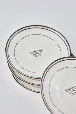 4lu Minimal Desenli Porselen Pasta Tabag? 21cm TPHAW26TBK00018 - Trendyolmilla фото 4