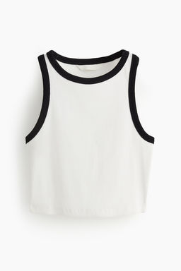 Camiseta cropped sin mangas - H&m фото 6