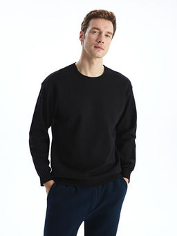 Bisiklet Yaka K?sa Kollu Erkek Sweatshirt