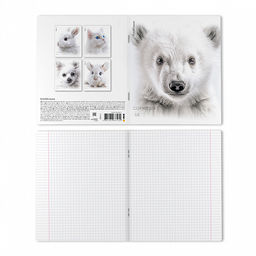 Цена за 5 шт. Тетрадь общая ученическая ErichKrause Whiteout, 48 листов, клетка, ламинация soft-touch+выборочный УФ-лак_MIX-PACK фото 8