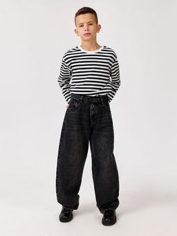 ACOOLA / Джемпер детский Nerl черно-белый