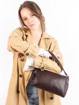 LACCOMA сумка Нинель-Y2005-коричневый эко кожа хлопок