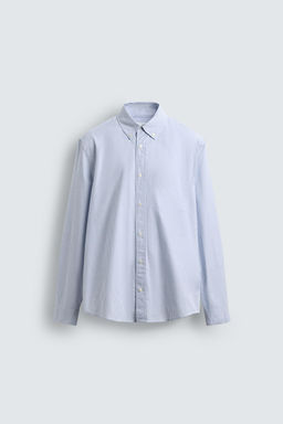 TEXTURED OXFORD SHIRT - Zara фото 6