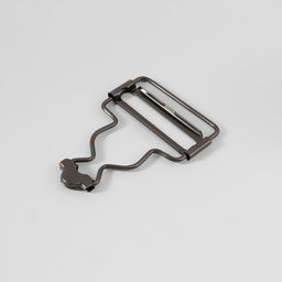 Цена за 2 шт. Застёжка для комбинезона, 37 мм, 10 шт., цвет чёрный никель