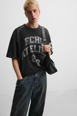 FADED AMERICAN FOOTBALL T-SHIRT - Zara фото 5