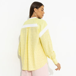 Свитшот комбинированный, Всплеск эмоций (yellow) - Charutti фото 5