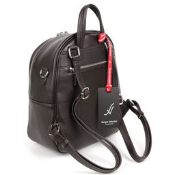 Женский кожаный рюкзак Sergio Valentini SV-SZ753/B Д.Браун  фото 3