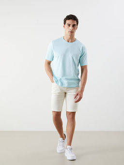 Bisiklet Yaka Penye Erkek Ti??rt