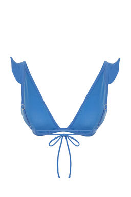 TRENDYOLMILLA Mavi Ucgen F?rf?rl? Bikini Ustu TBESS22BU0023  фото 7