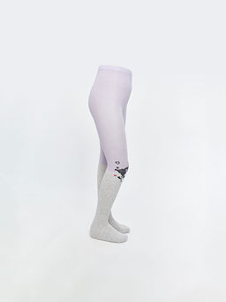 Kuromi Desenli K?z ?ocuk K?lotlu ?orap