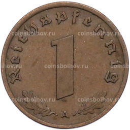 Монета 1 рейхспфенниг 1938 года A Германия