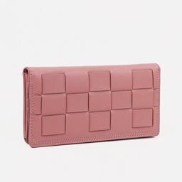 Кошелёк на кнопке, цвет розовый