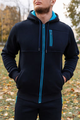 С НАЧЕСОМ утепленная Толстовка Футер 3-х нитка