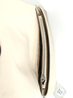 Сумка женская натуральная кожа GU 2033-0019, 1отд+карм/перег, плечевой ремень, бежевый SALE 259852 - Adelia фото 3