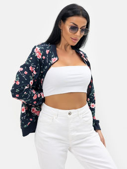 Бомбер женский на молнии - Милана фото 100