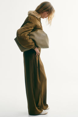 Pantal?n amplio con cintur?n - H&m фото 5