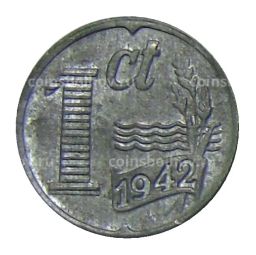1 цент 1942 года Нидерланды