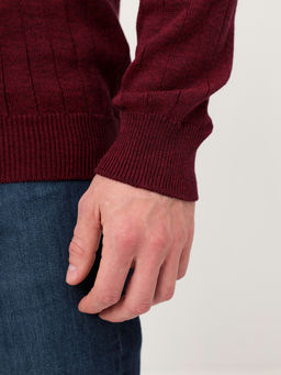 Джемпер мужской GREG G121-35237-лапша (бордо м.)  фото 4