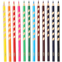 Карандаши цветные в пенале 12 цветов Смешарики, Смешарики, трёхгранный корпус фото 2