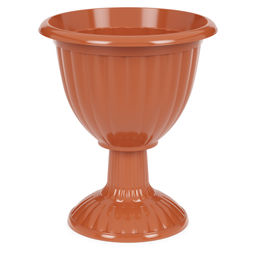 Вазон "Жасмин" 18л (на высокой ножке)(коричневый) М1329