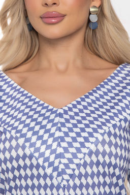 Джемпер Адель (блю энд вайт) Б8065 - Lt collection фото 3