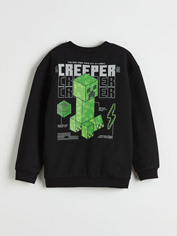 Minecraft Bask?l? Erkek ?ocuk Sweatshirt