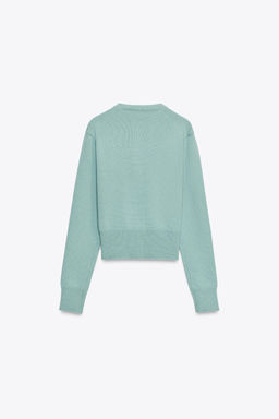 FITTED KNIT CARDIGAN - Zara фото 7