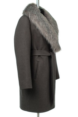 02-3072 Пальто женское утепленное (пояс) - El podio фото 18