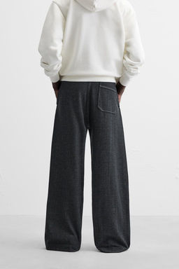 JOGGER TROUSERS WITH CONTRAST TOPSTITCHING - Zara фото 3