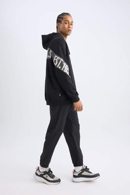 DeFactoFit NBA Chicago Bulls Спортивные спортивные штаны с эластичной резинкой и карманами для бега узкого кроя  фото 3