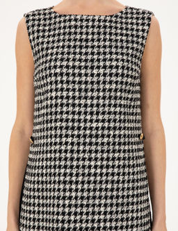 Siyah Regular Fit Dokuma Elbise - Pierre cardin фото 5