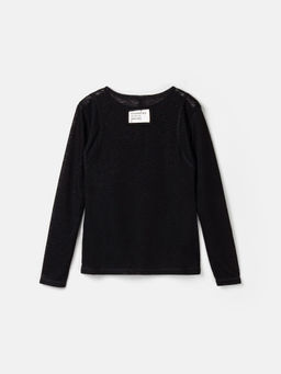 Лонгслив Slim Fit "Уголь" женский