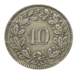 10 раппенов 1930 года Швейцария
