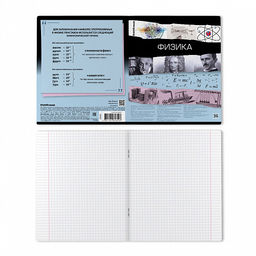 Цена за 5 шт. Тетрадь общая ученическая ErichKrause Timeline, Физика, 36 листов, клетка  фото 2