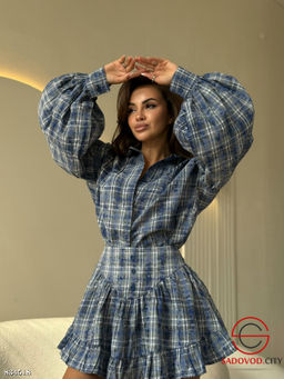 Костюм женский (рубашка и юбка) - Bruno фото 4