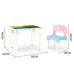 Игровой набор «Стол со стульчиком», конструктор, 60 деталей
