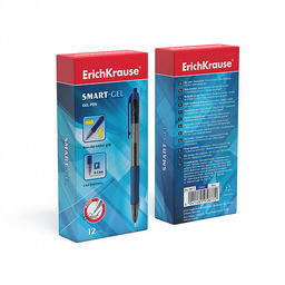 Цена за 12 шт. Ручка гелевая автоматическая ErichKrause Smart-Gel Matic&Grip 0.5, цвет чернил черный (в коробке по 12 шт.)  фото 3