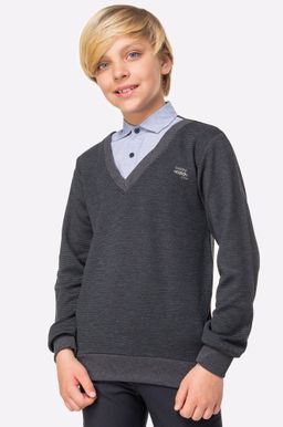 Джемпер-рубашка для мальчика Happy Fox фото 8