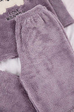 Gri Animal Patchli Wellsoft Orme Pijama Tak?m? THMAW26PT00231 - Trendyolmilla фото 6