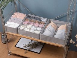 Набор 3 ящиков для хранения Milan ГОЛУБОЙ (1635) - Мой органайзер фото 4