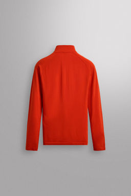 CAMISETA COMPRESIVA CUELLO CREMALLERA SKI / Rojo fuerte - Zara фото 7