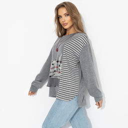 Свитшот комбинированный, Выбираю себя (стайл) - Charutti фото 13