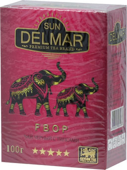Sun Delmar. Черный. FBOP (с типсами) 100 гр. карт.упаковка