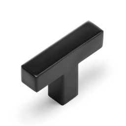 Цена за 2 шт. Ручка-кнопка CAPPIO SQUARE RSC008, нержавеющая сталь, цвет черный