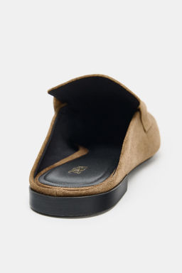 SPLIT SUEDE MULE LOAFERS - Zara фото 14